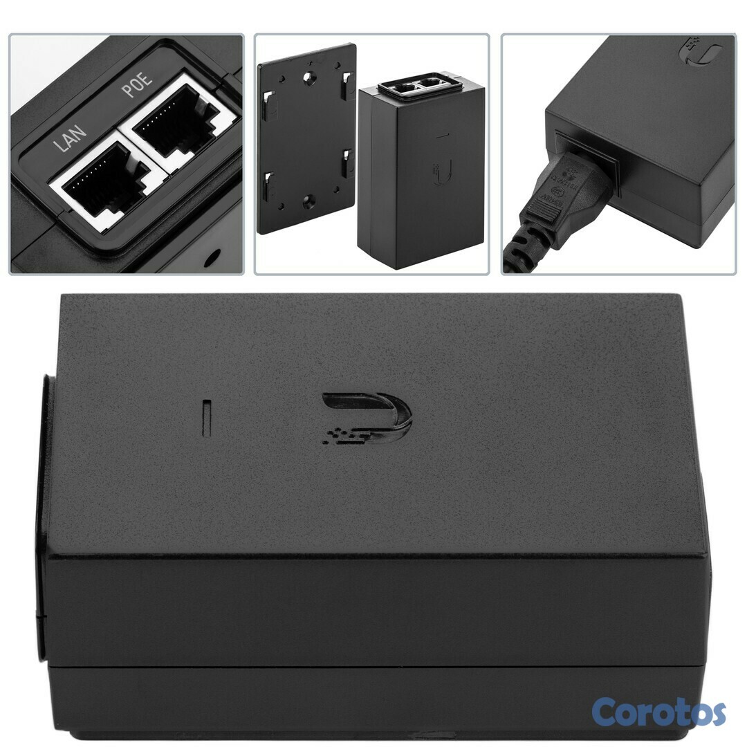 computadoras y laptops - UBIQUITI POE-48-24W POWER OVER ETHERNET INJECTOR - 110 V AC, 220 V AC INPUT - 48 2