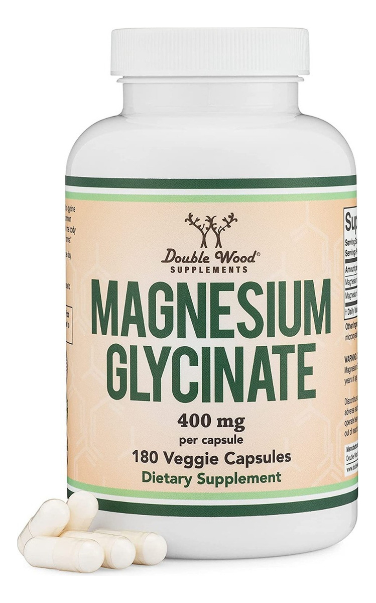 Salud y Equipamiento Médico - Glicinato Magnesio 400 mg Double wood