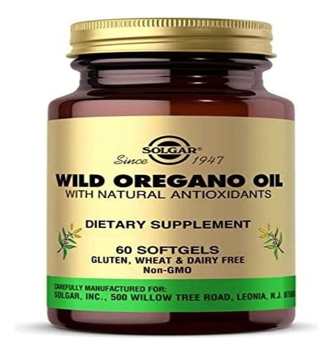 Salud y Equipamiento Médico - Aceite De Oregano Silvestre Alta Calidad Solgar 60 Capsulas 0