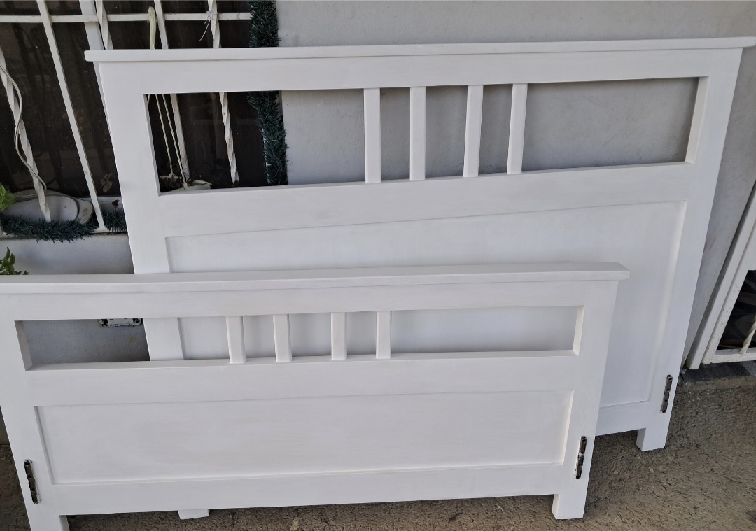muebles y colchones - Basé de cama tamaño ful 54x74 madera pino tratado  3