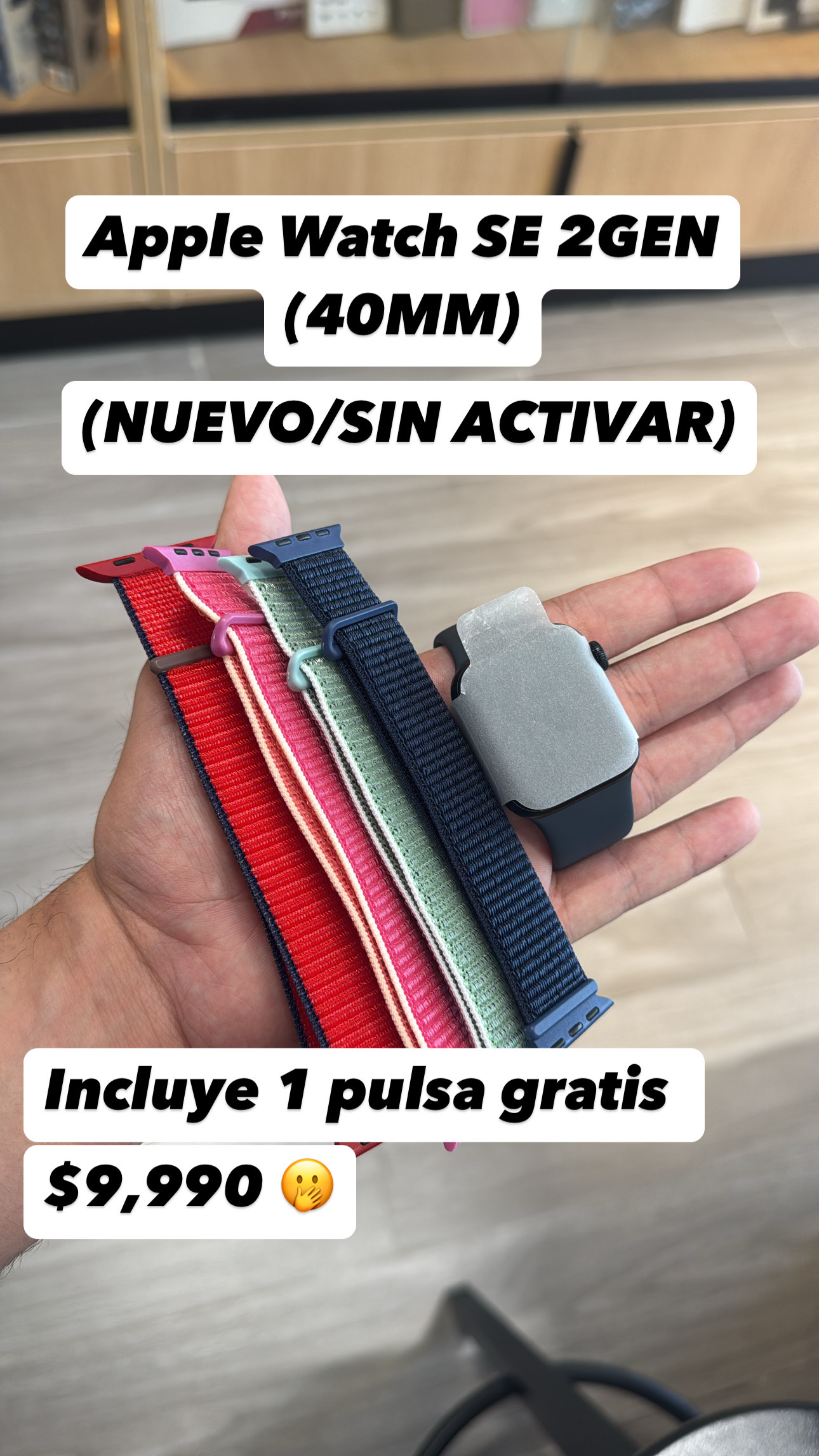 otros electronicos - Apple Watch Series SE (2DA GEN) 40MM Nuevos Sin activar 