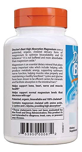 Salud y Equipamiento Médico - El Mejor Lisinato De Glicinato De Magnesio De Alta Absorcion 1