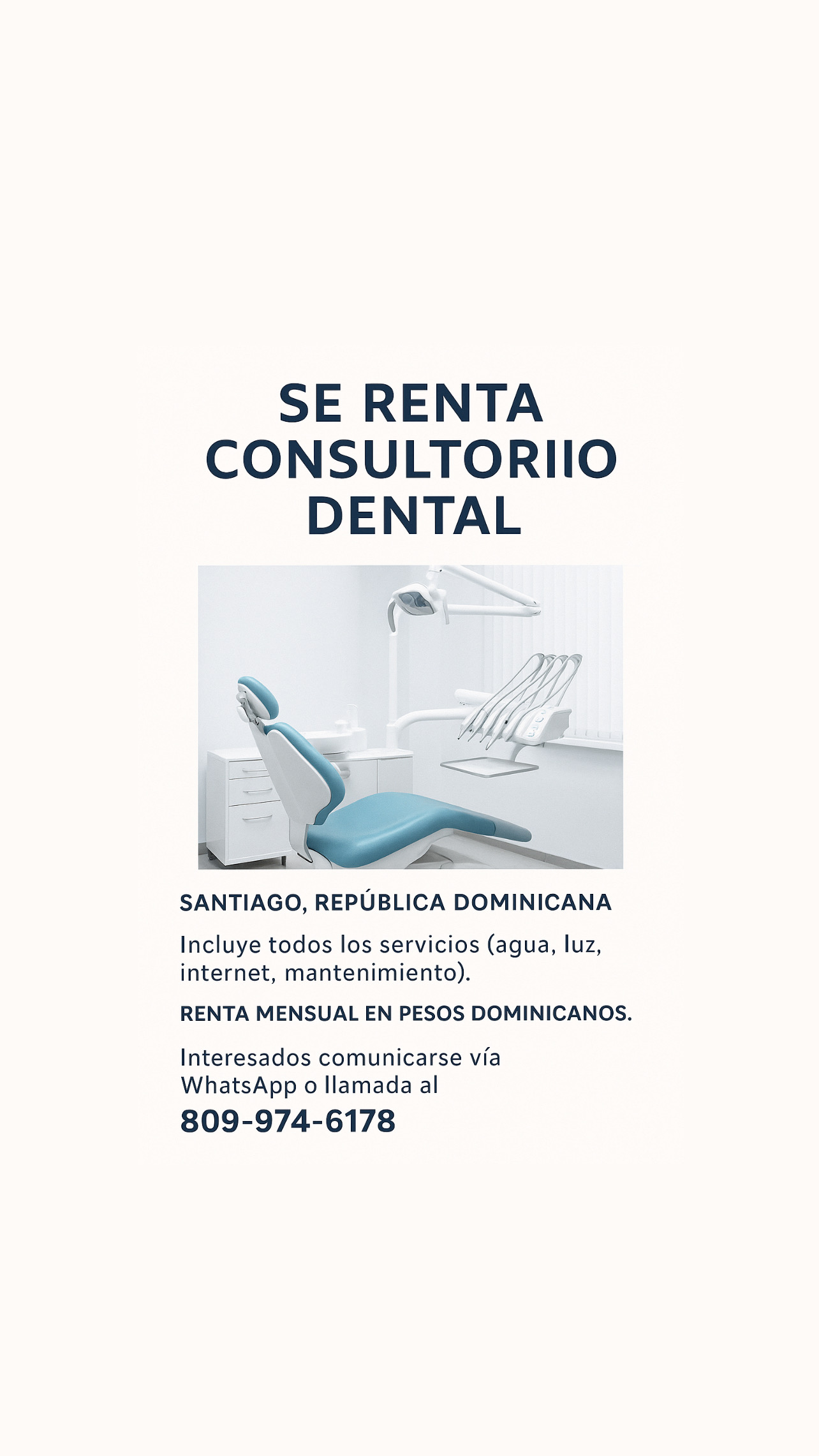 servicios profesionales - Alquiler de módulo dental