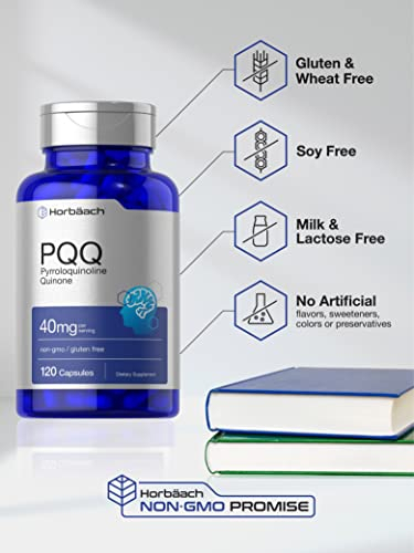 Salud y Equipamiento Médico - Pqq 40mg 120 Capsulas Horbaach 4