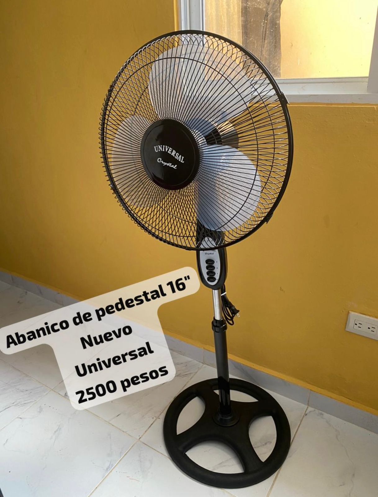 aires acondicionados y abanicos - abanicos universal de pared y de pedestal de 16 y 18 pulgadas 3