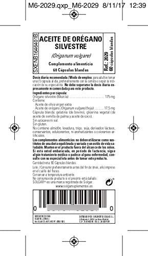Salud y Equipamiento Médico - Aceite De Oregano Silvestre Alta Calidad Solgar 60 Capsulas 1