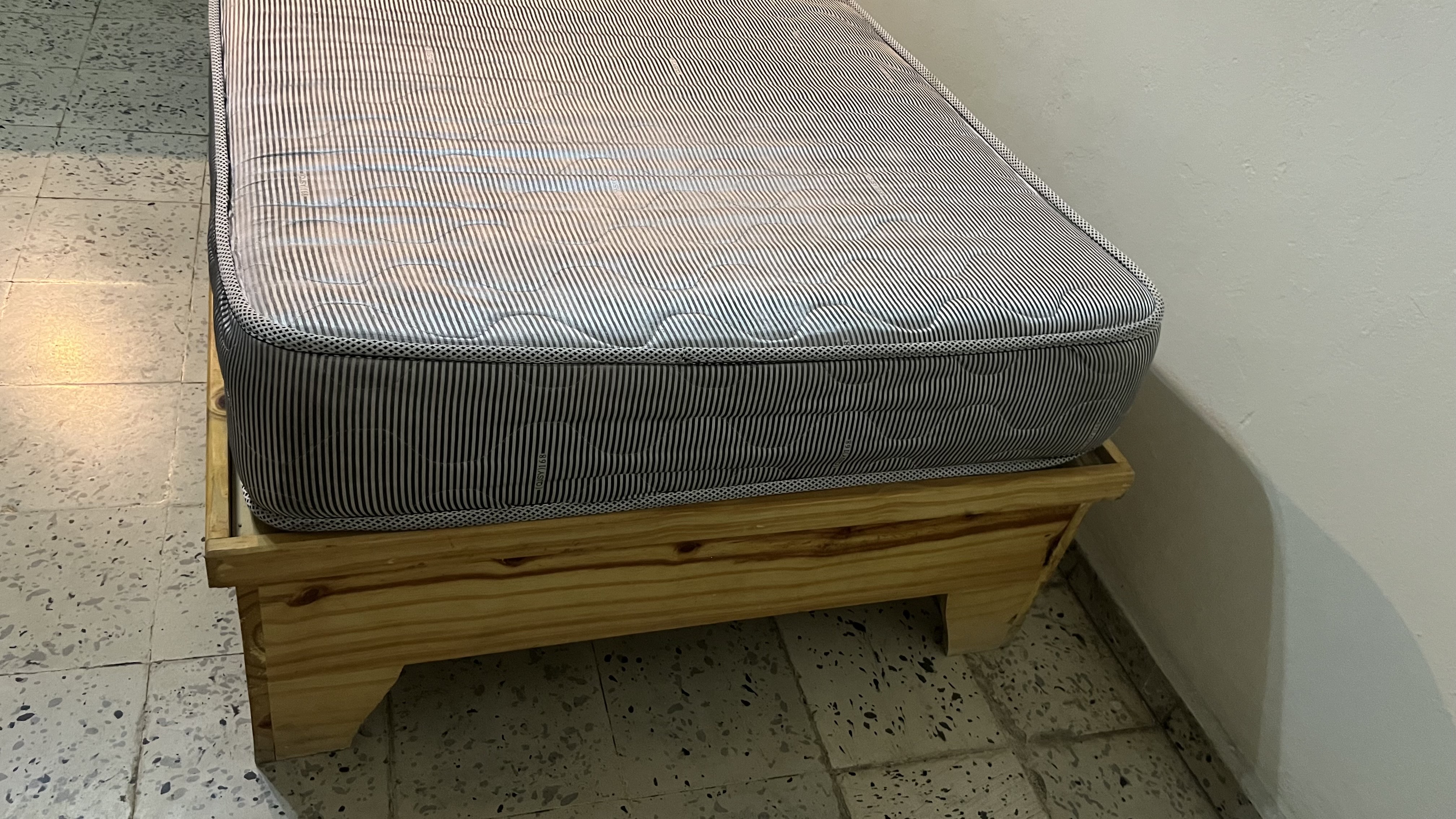 muebles y colchones - Base de Cama Twin + Colchón pilowtop incluido  6