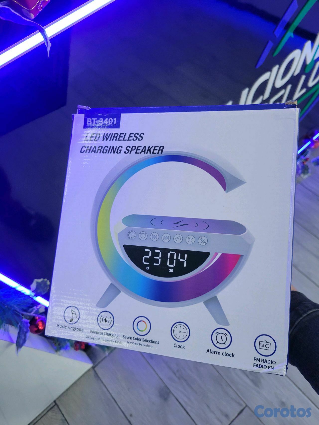 otros electronicos - BOCINA LED WIRELESS 