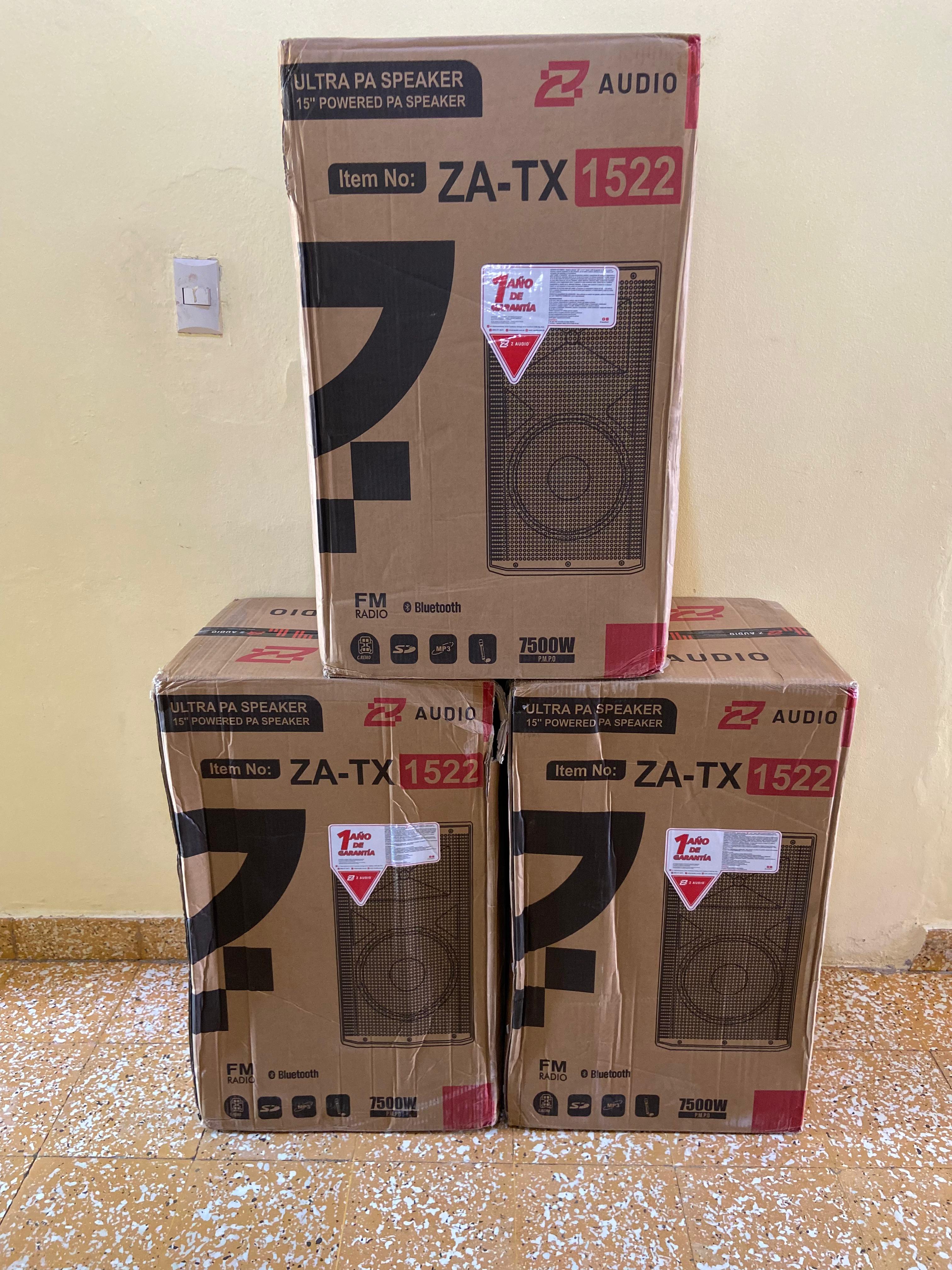 camaras y audio - Bocina alta potencia z audio 15 pulgadas 7,500 watts modelo ZA-XT 1522. 4