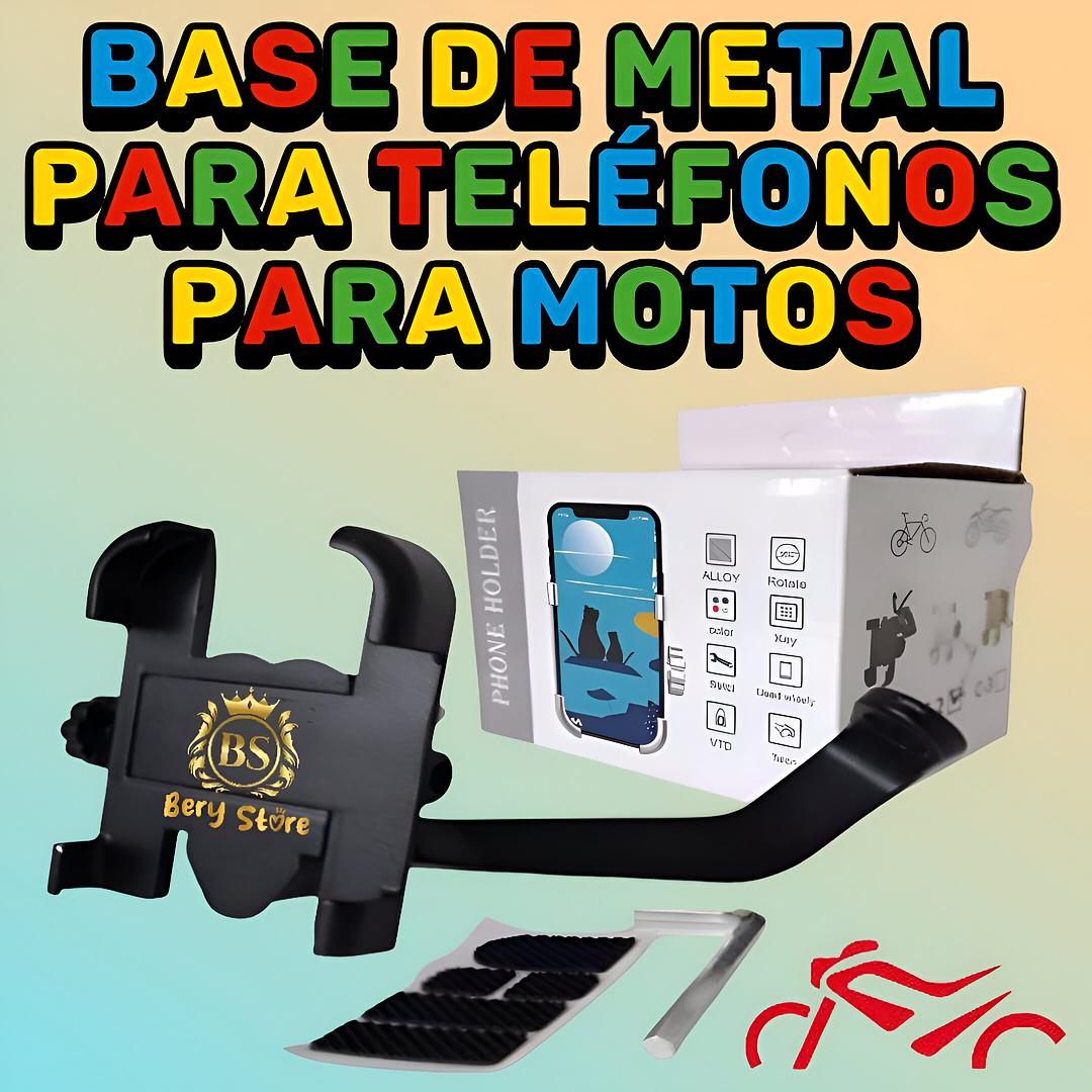 accesorios para vehiculos - 🎀 SOPORTE PARA CELULAR PARA MOTO | SOPORTE DE METAL PARA CELULAR PARA MOTO |  2