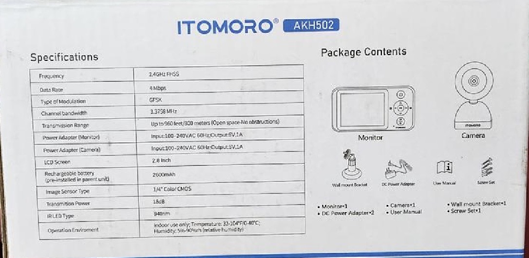 cuidado y nutricion - Monitor de bebé como nuevo en su caja  7