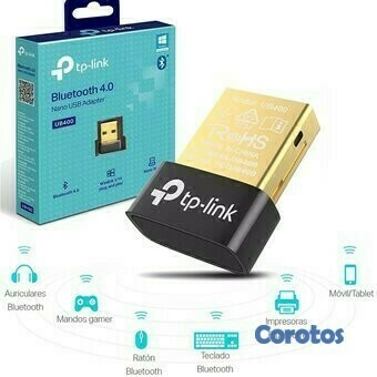 computadoras y laptops - Adaptador tp-link  Nano USB Bluetooth 4.0 UB400 usb 2.0 UB400 1