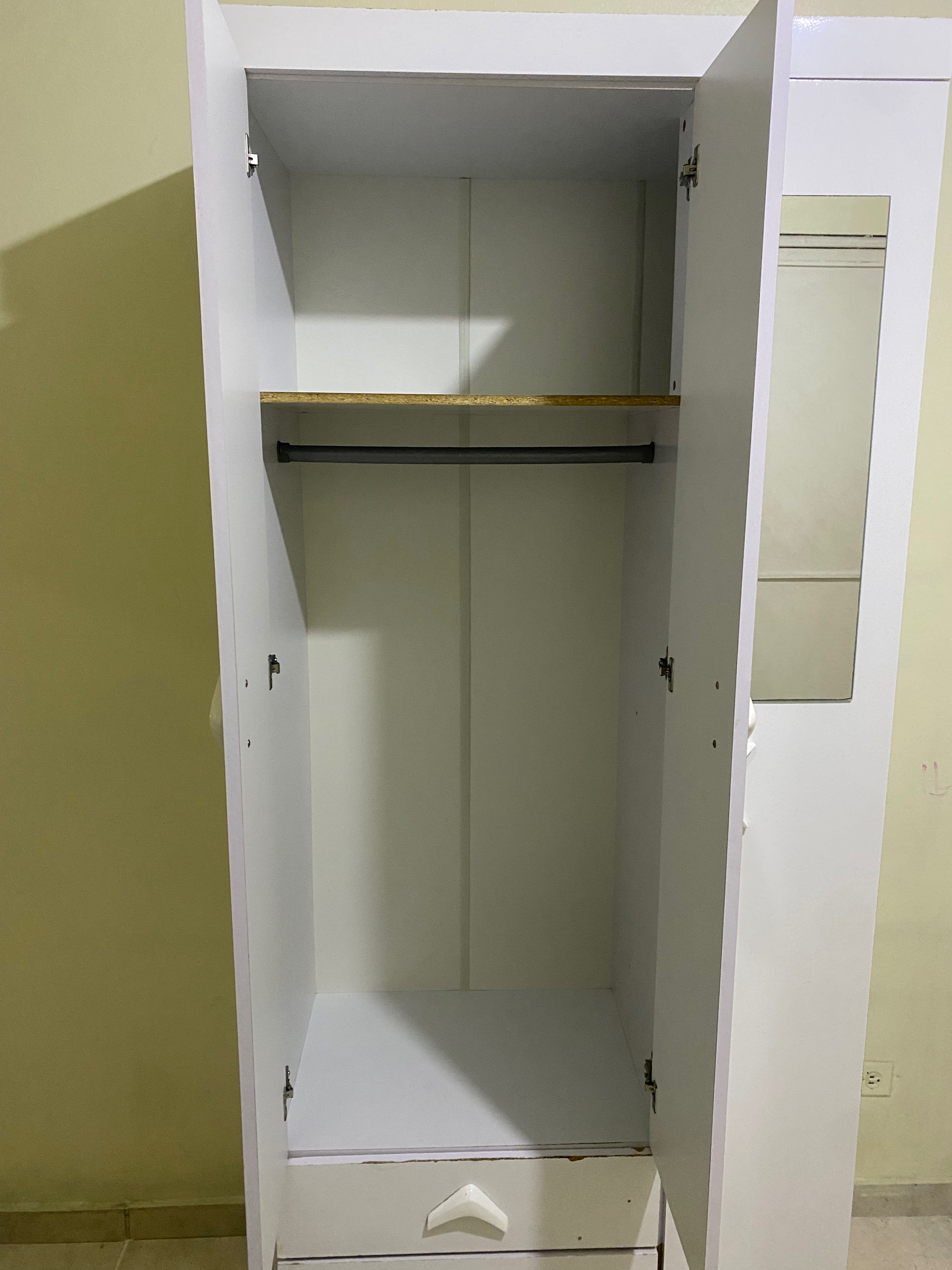 muebles - Armario para niña con espejo y cajones 2