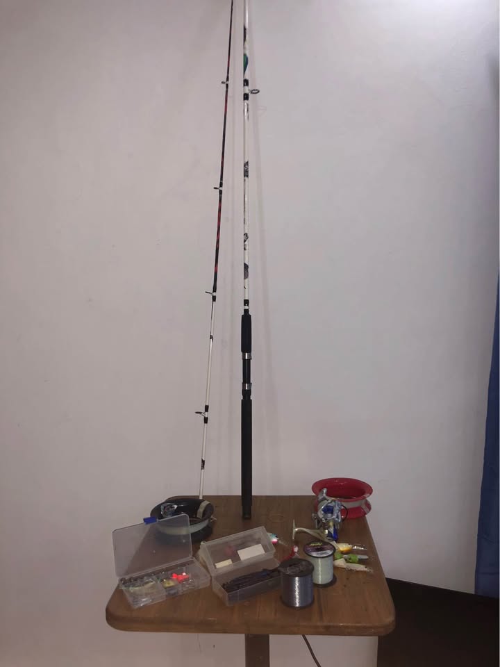 deportes - SET COMPLETO DE CAÑA DE PESCAR  1