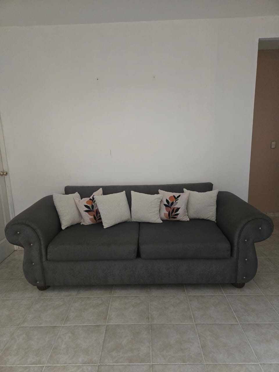 muebles y colchones - Juego de muebles, de color gris. 2