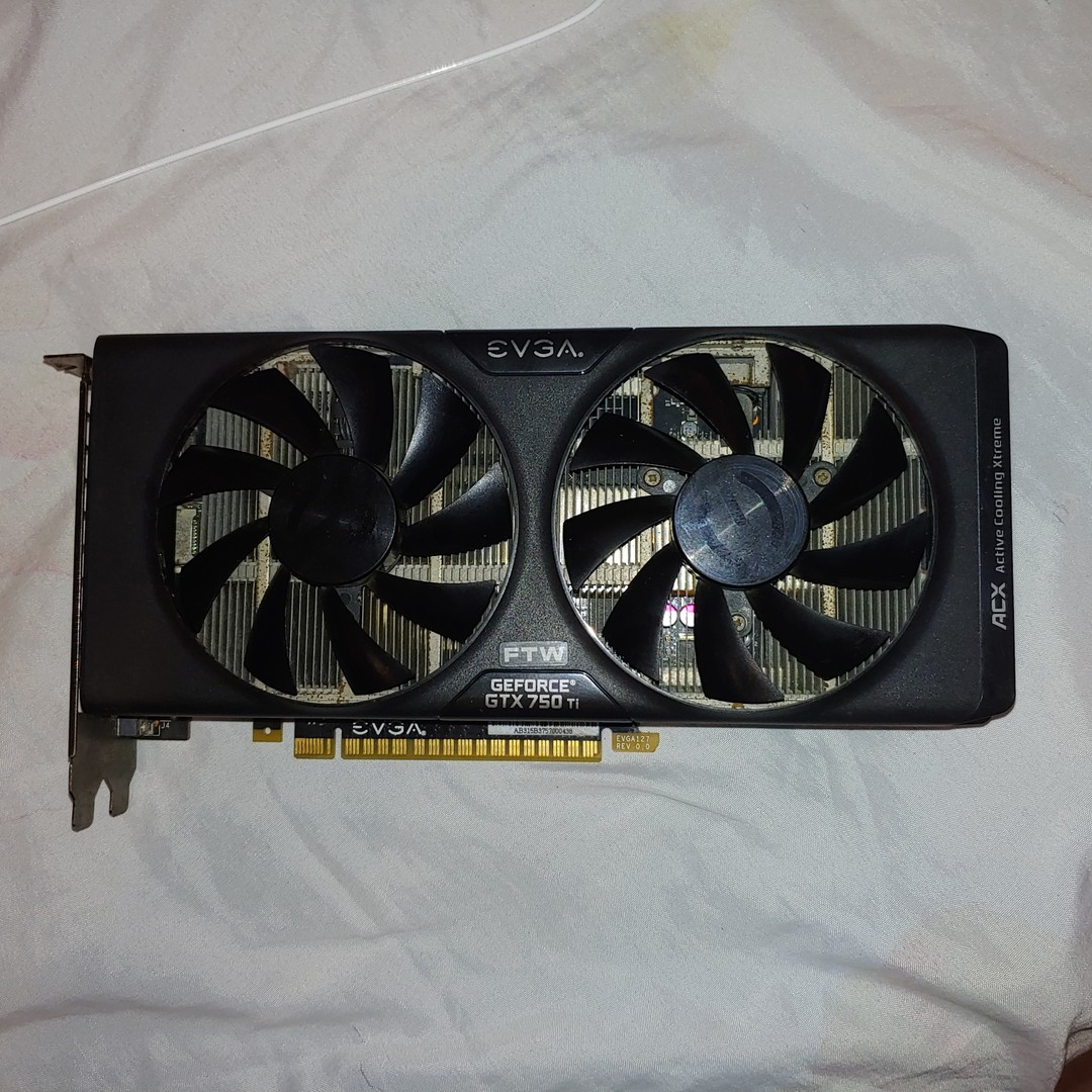 computadoras y laptops - Tarjeta de video nvidia gtx 750 ti evga (ligeramente neg..)