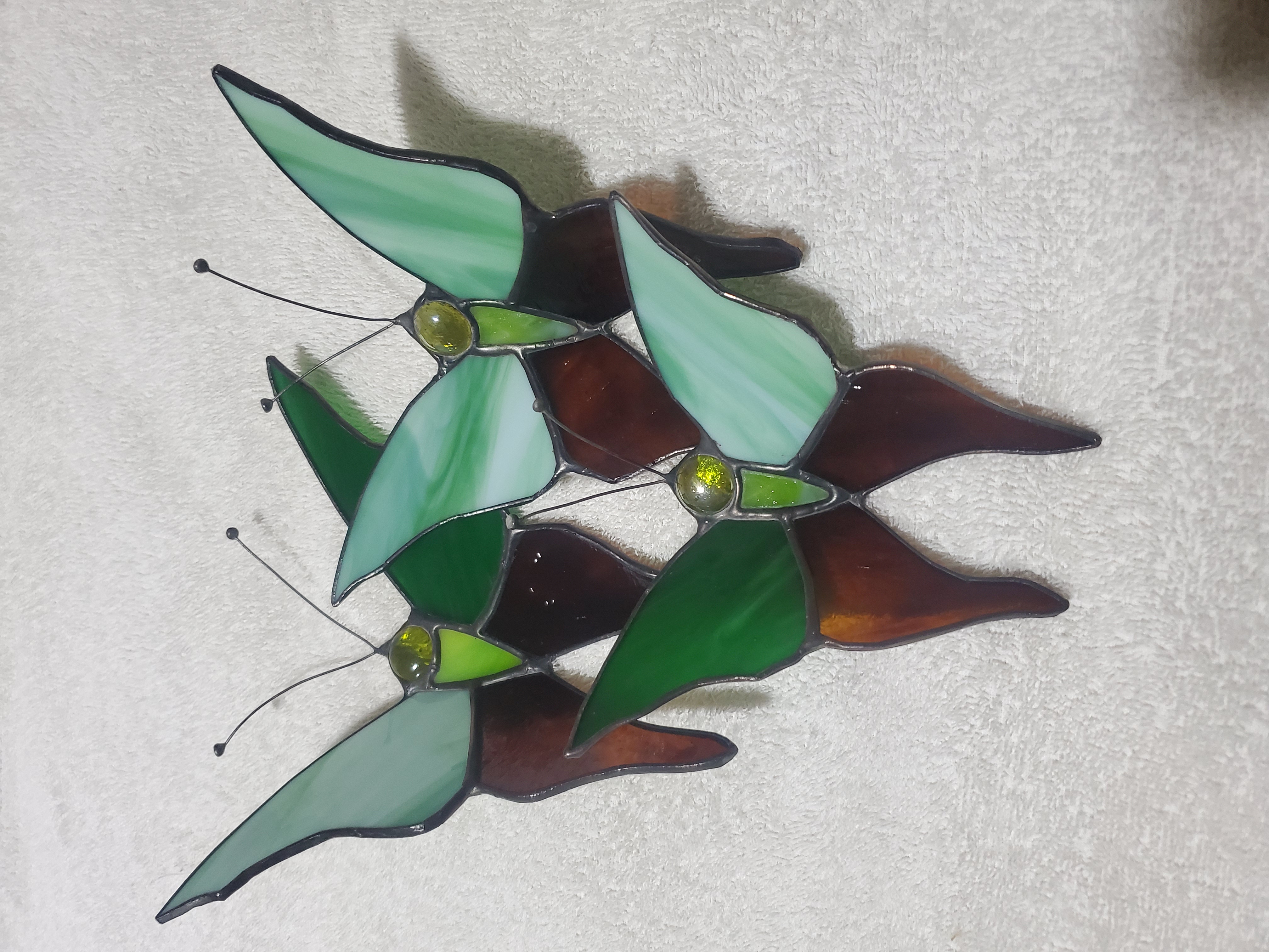 decoración y accesorios - Mariposas en arte vitral 2