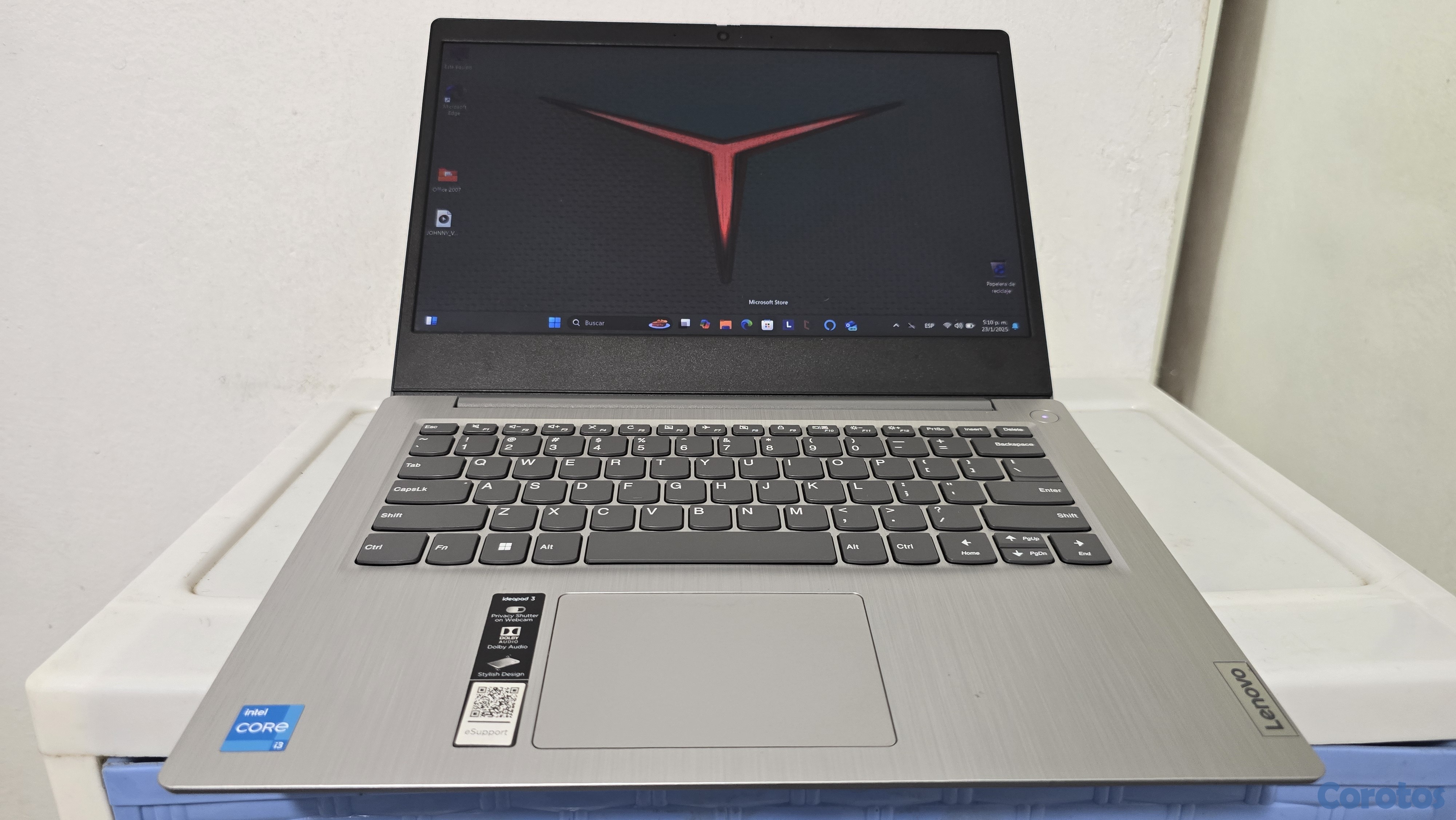 computadoras y laptops - lenovo Slim 14 Pulg Core i3 11th Gen Ram 8gb ddr4 Disco 128gb SSD Wifi hdmi  1