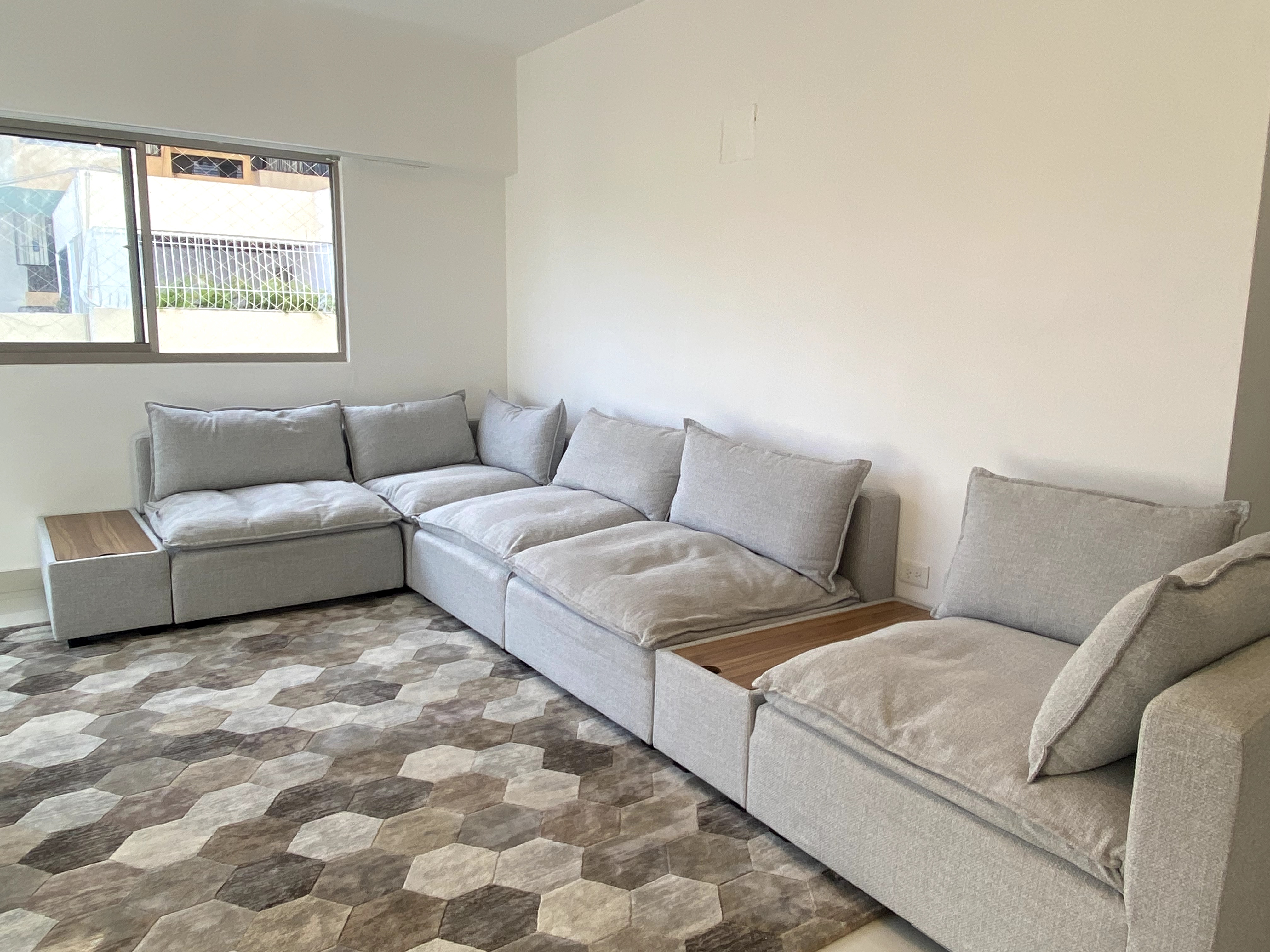 muebles y colchones - Mueble de lujo modular de plumas con almacenaje 8