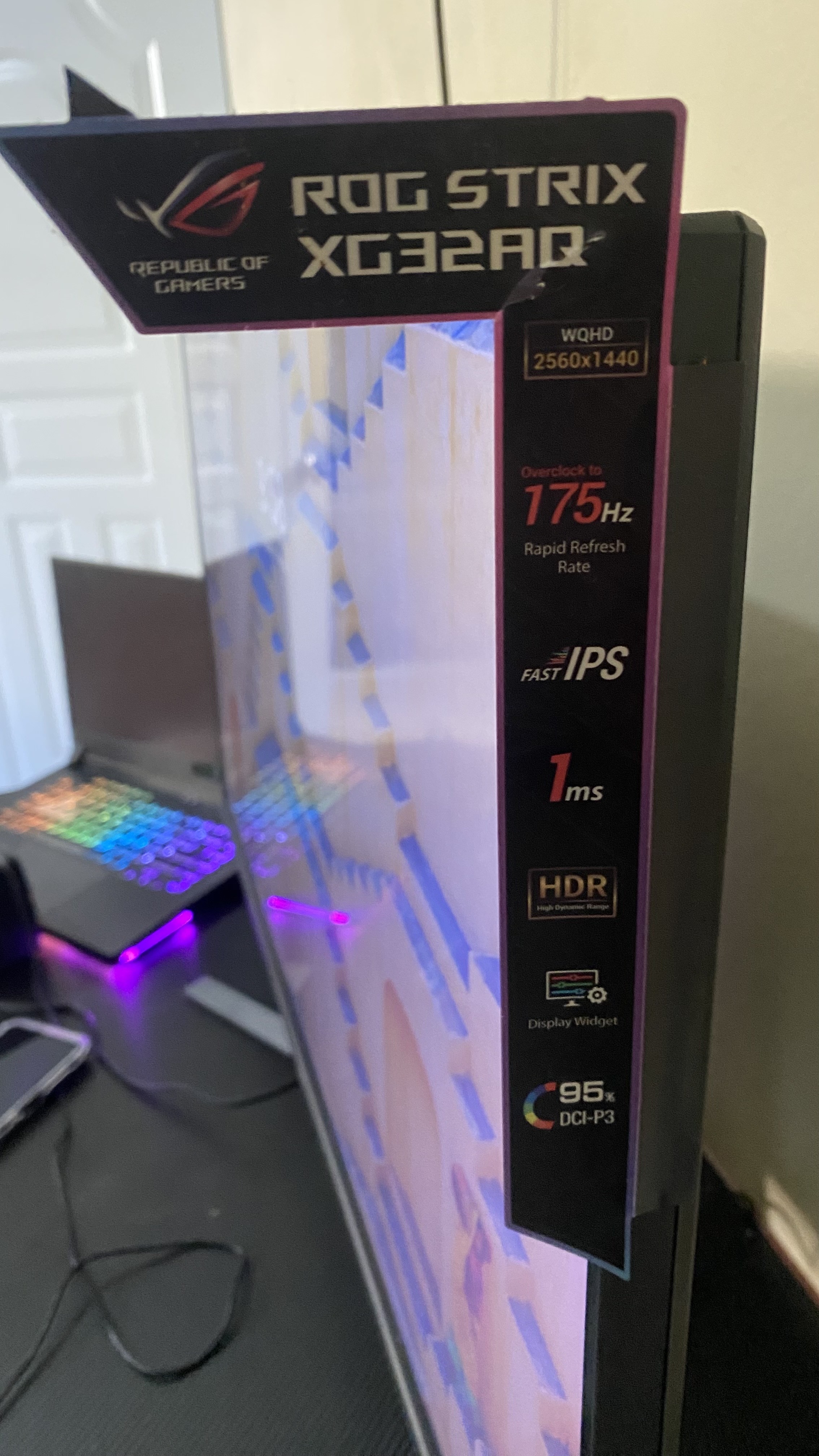 computadoras y laptops - Monitor gaming ROG Strix de 32 pulgadas 1440P(2560x1440),175hz negociable 1