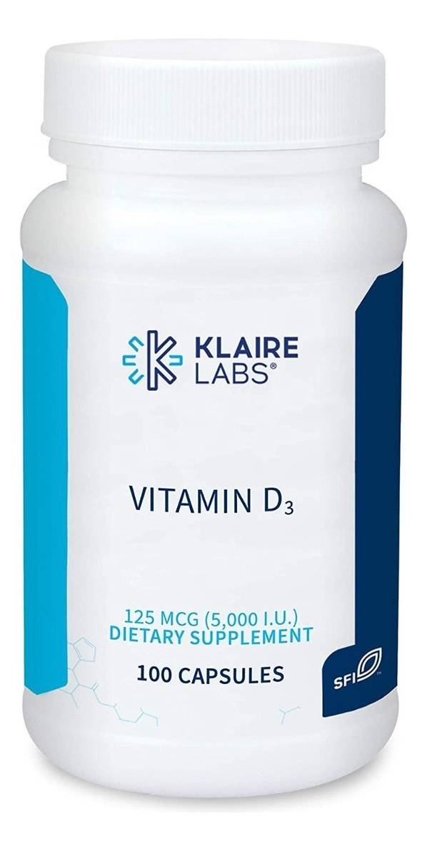 Salud y Equipamiento Médico - Vitamina D3 125 Mcg Klaire Labs