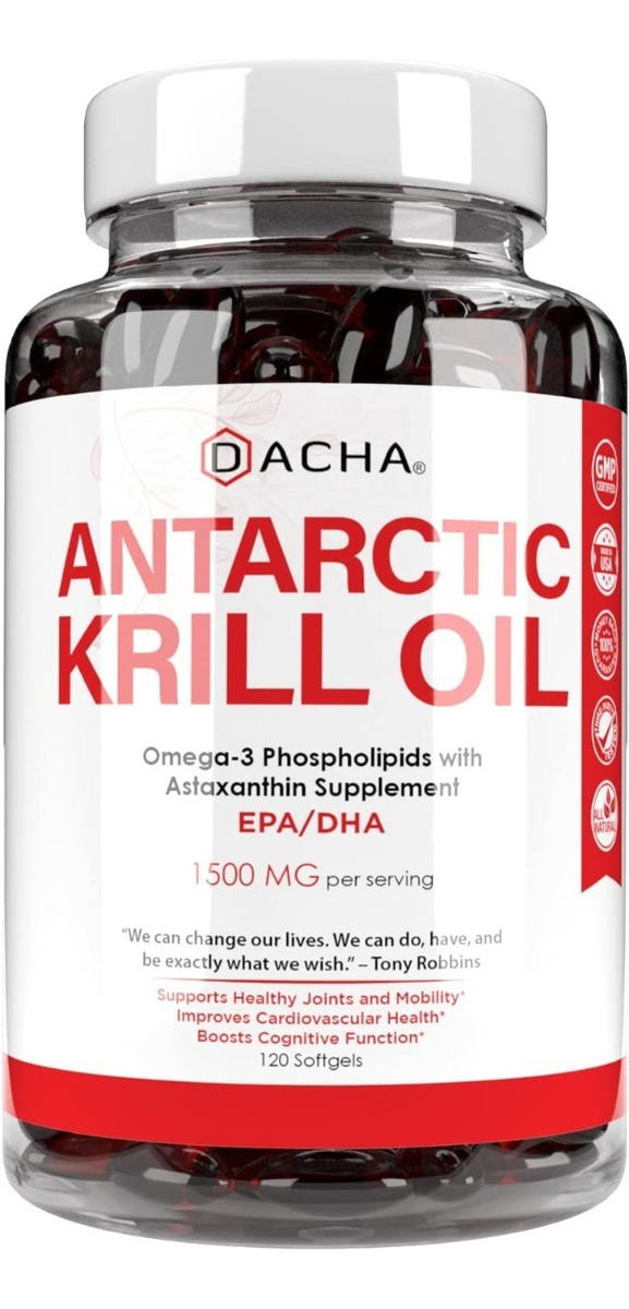 Salud y Equipamiento Médico - Aceite Krill 1500mg Dacha 0