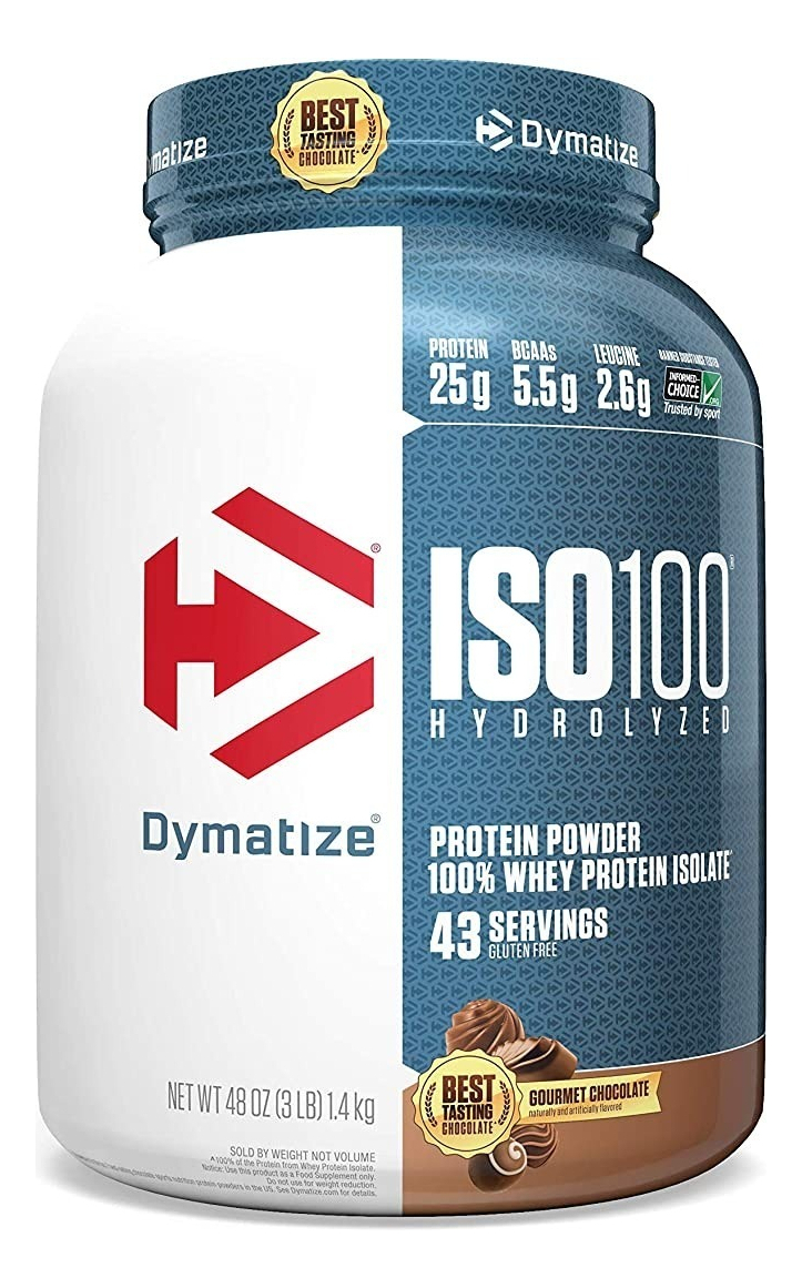 Salud y Equipamiento Médico - Proteina Iso 100 Chocolate 3 Lbs