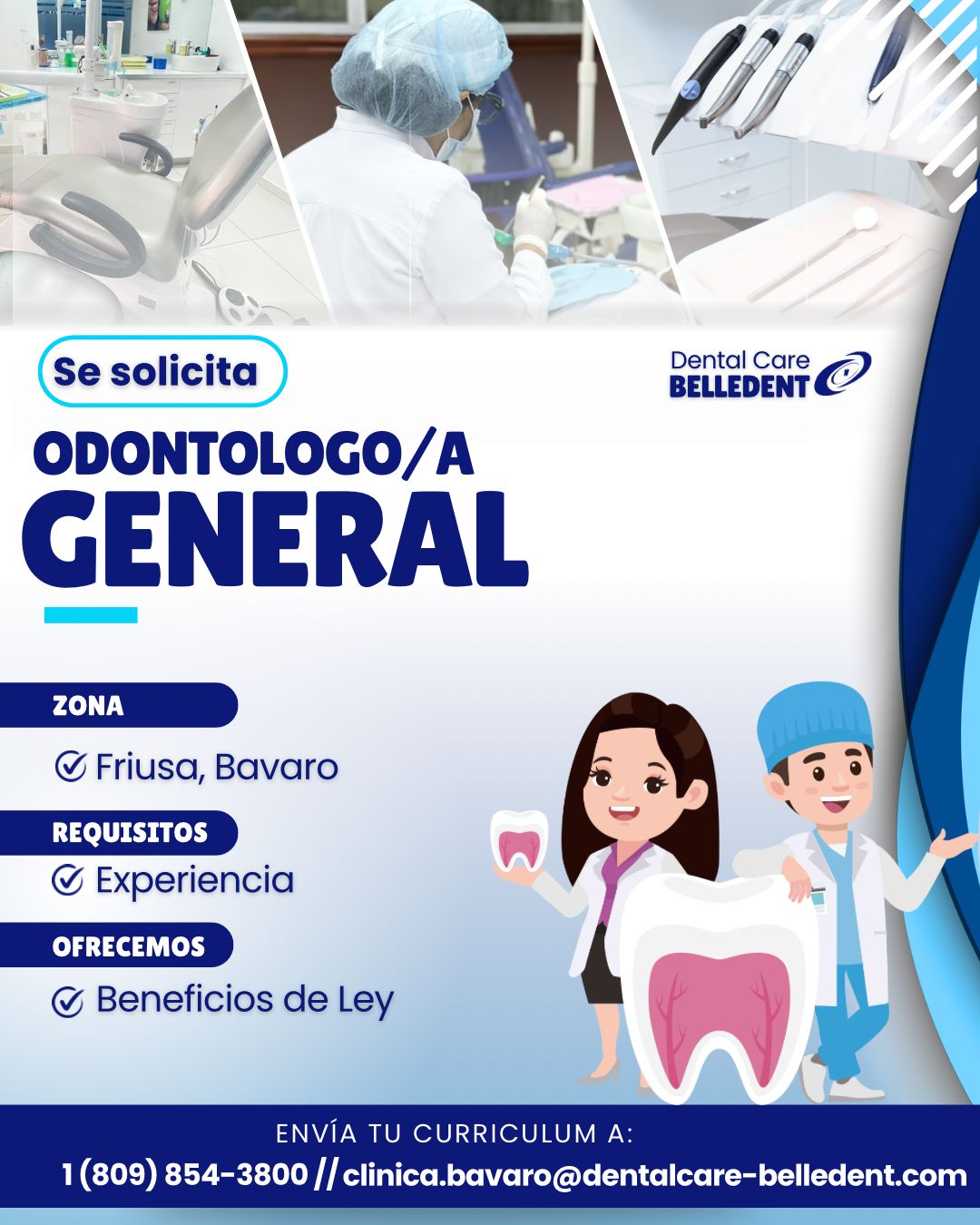 empleos disponibles - EMPLEO PARA ODONTOLOGA GENERAL