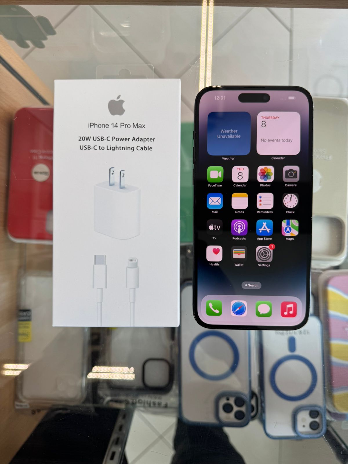 celulares y tabletas - Iphone 14 pro max negro 256 GB Esim Desbloqueado 1