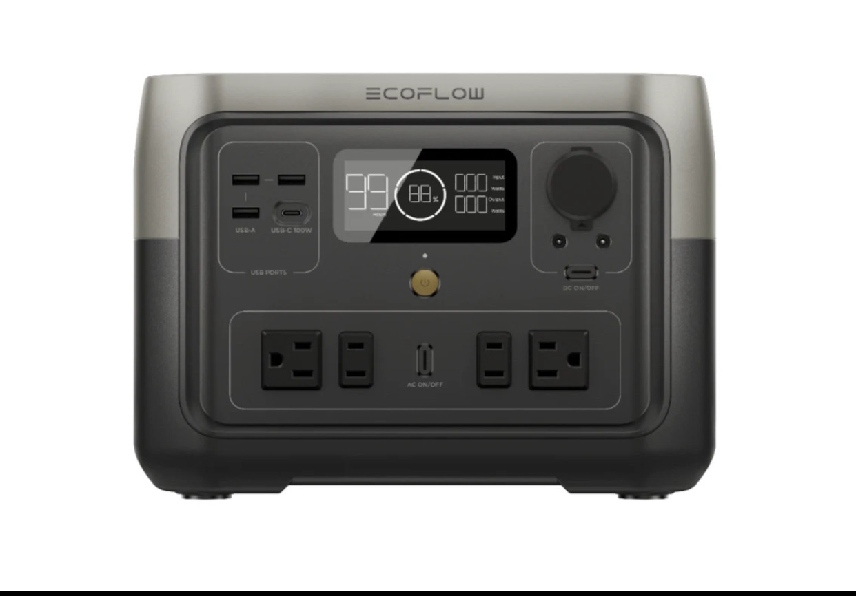 plantas e inversores - EcoFlow RIVER 2 Max Power Station 512Wh 