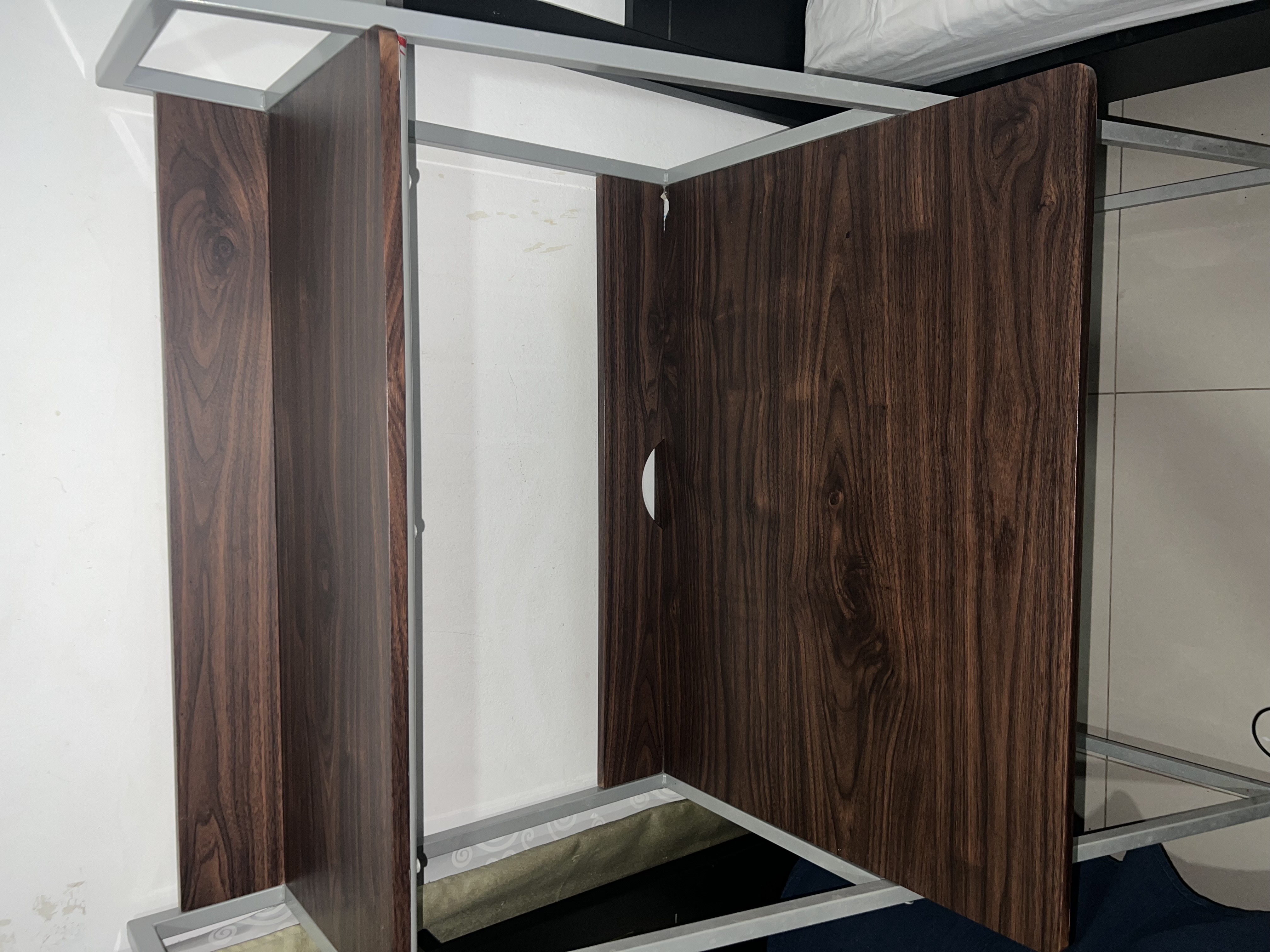 muebles y colchones - Escritorio Para Estudiar con su Repisa 1