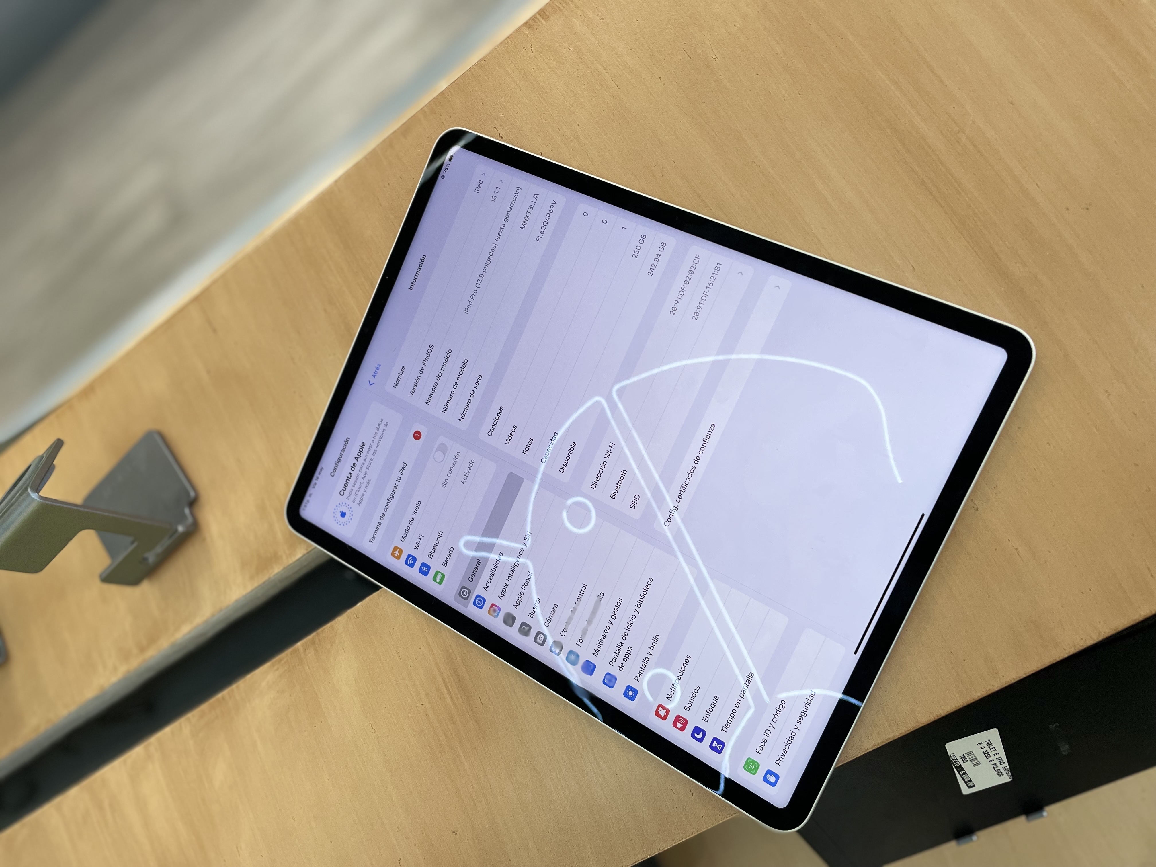 celulares y tabletas - IPAD PRO M2 (12.9 PULGADA)
256Gb 7