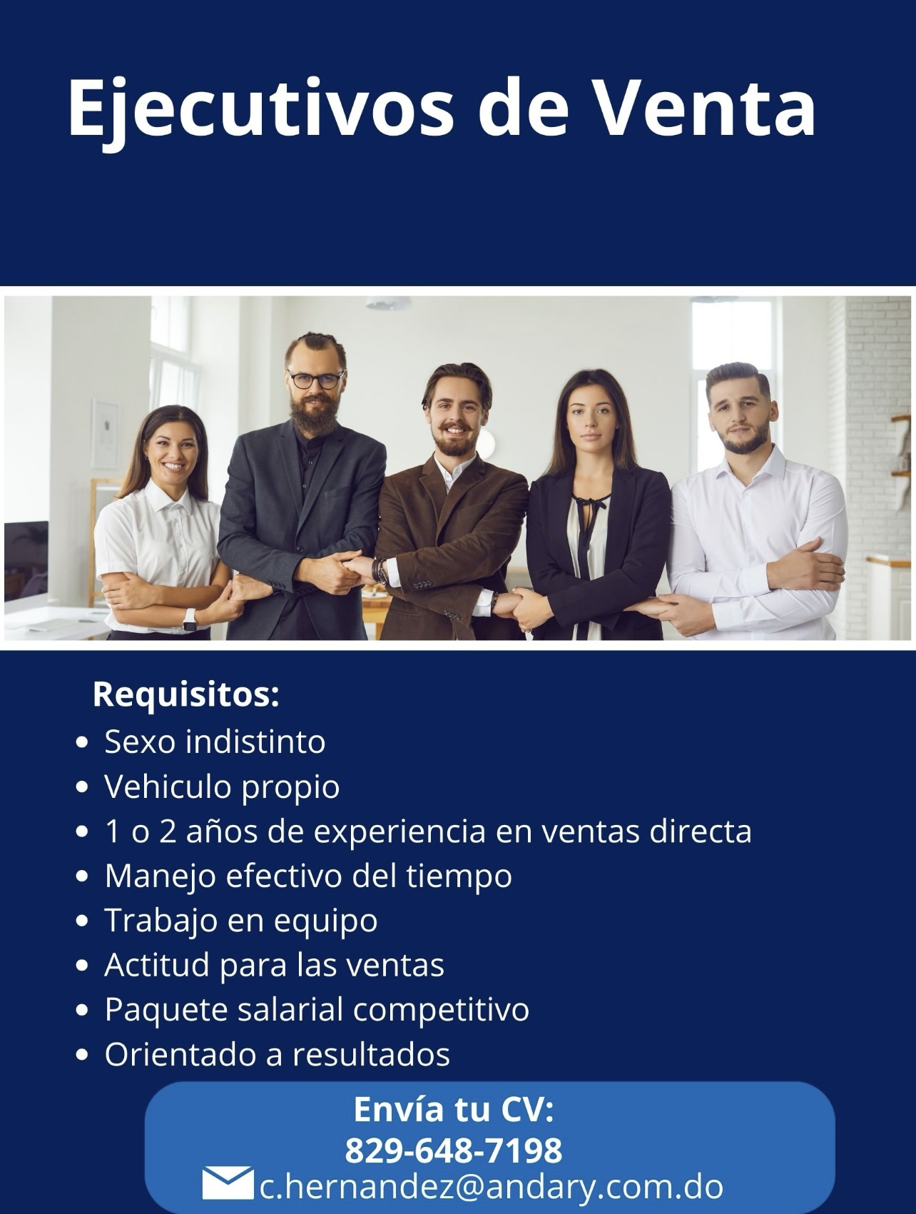 empleos disponibles - Se requiere ejecutivos de venta 0