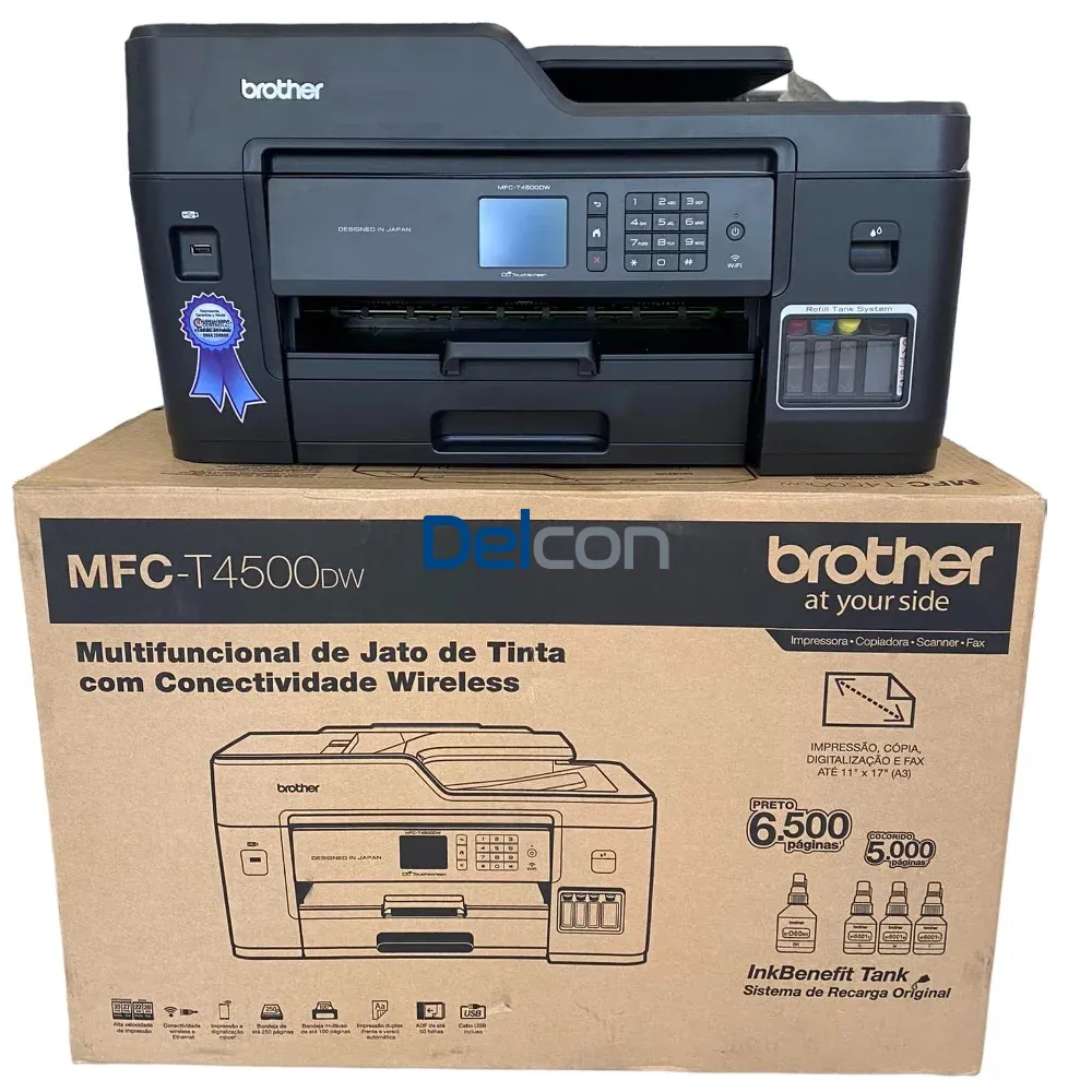 impresoras y scanners - MULTIFUNCIONAL BROTHER  MFC-T4500DW |  1
