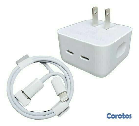 accesorios para electronica - Cargador compacto con puerto USB-C doble de 35W para iPhone 13 1