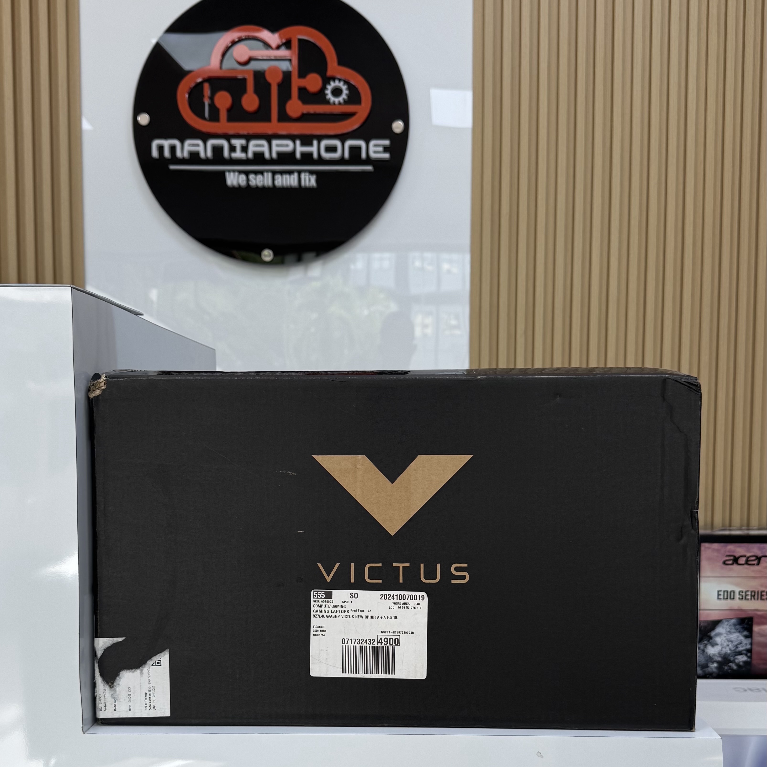 computadoras y laptops - HP VICTUS 15.6 FULL HD AMD RYZEN 5 7535HS 8GB DDR5 RX6550M (4GB) 512GB SSD

 1