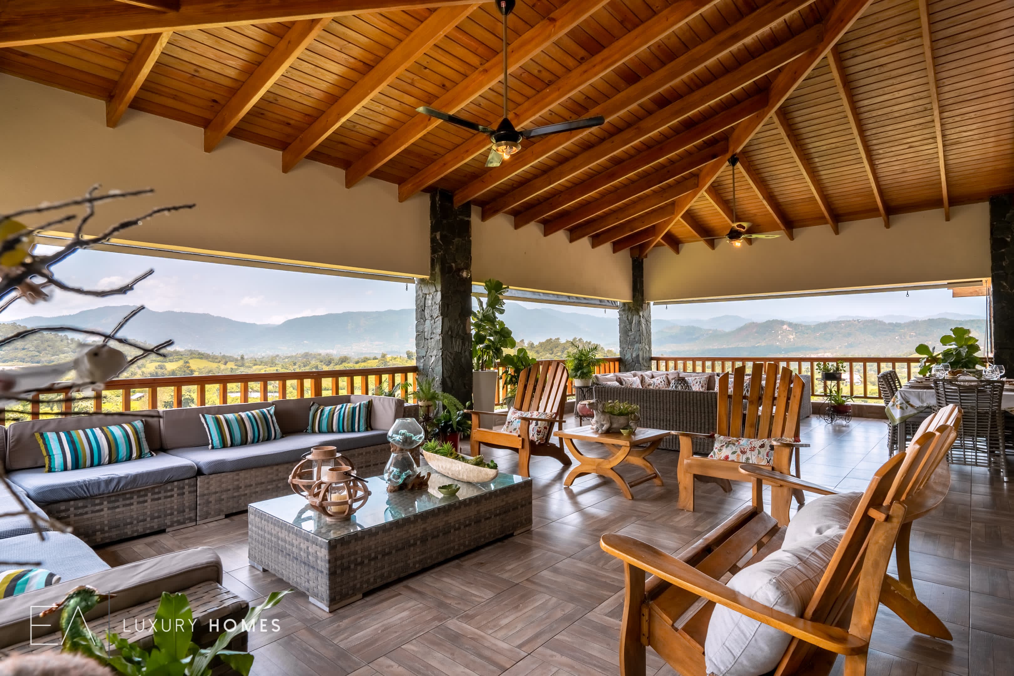 casas vacacionales y villas - Exclusiva Villa 2 NIVELES, AMUEBLADA, JARABACOA, 6 1