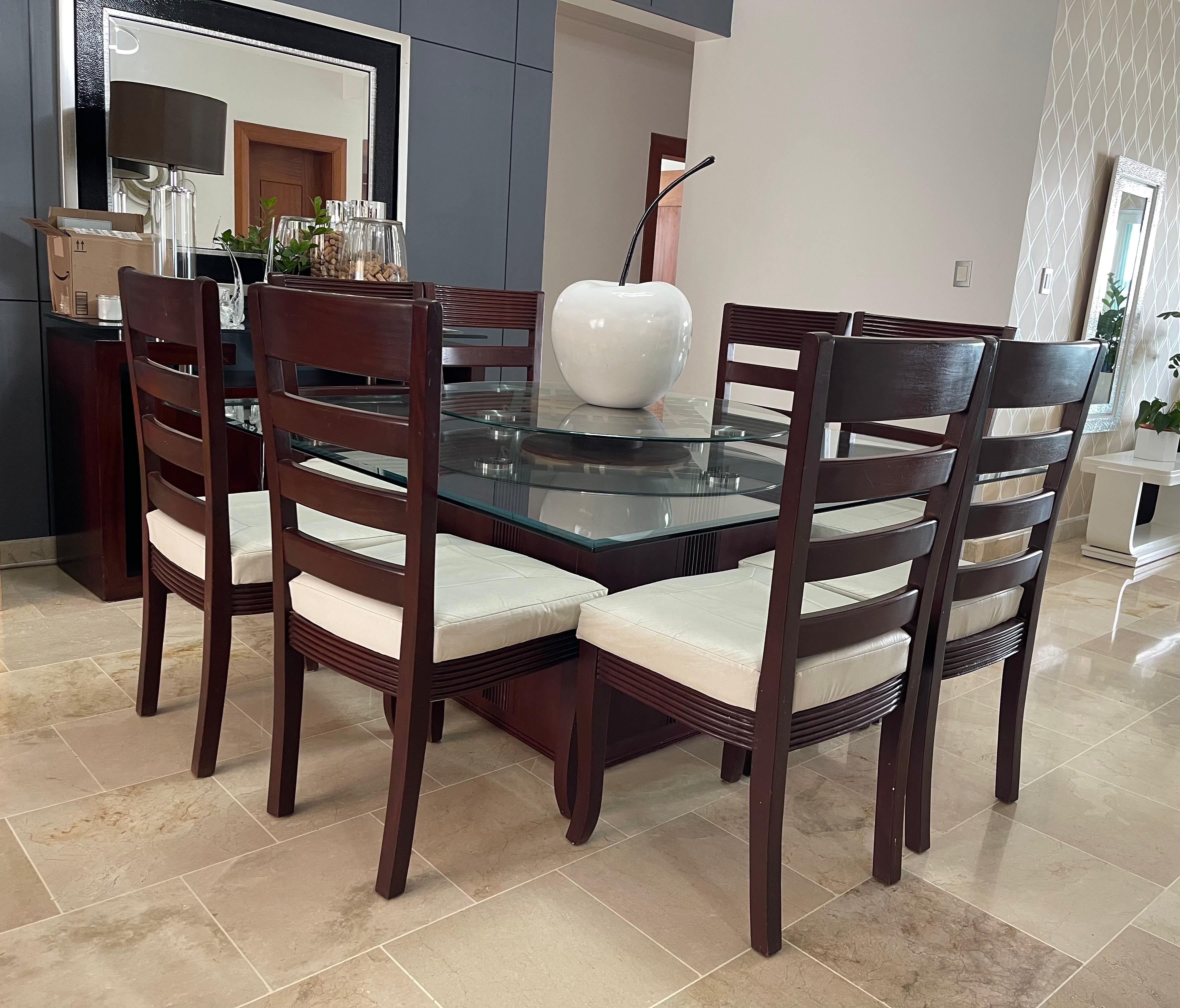muebles y colchones - COMEDOR DE 8 SILLAS