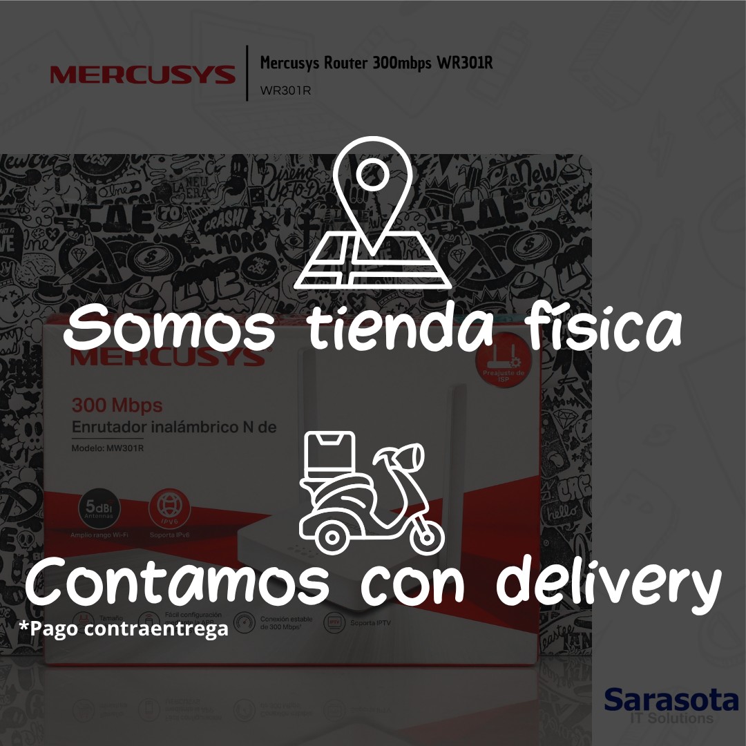 otros electronicos - Mercusys Router 300mbps WR301R 3