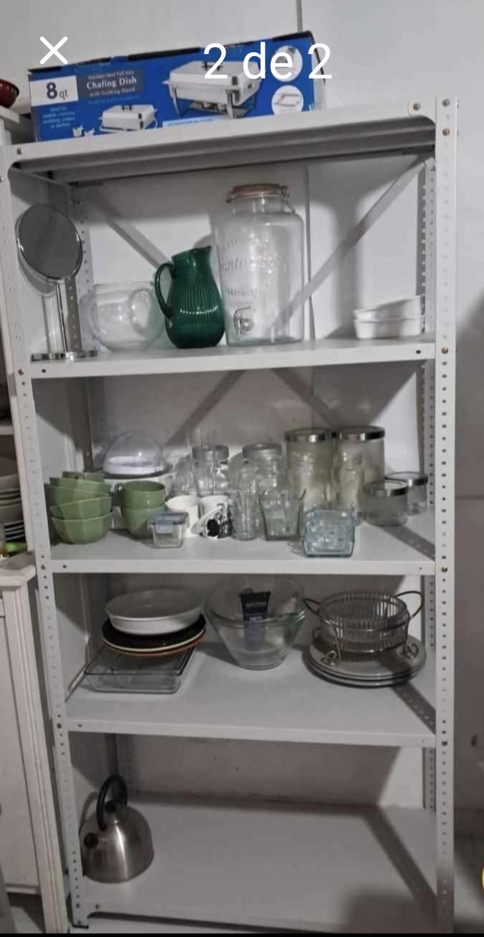 cocina - Estantería metálico de  5 bandejas totalmente   1