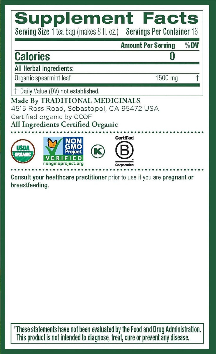 Salud y Equipamiento Médico - Té Orgánico De Menta Verde 2