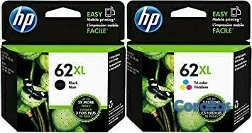 impresoras y scanners - CARTUCHO HP 62XL ALTO RENDIMIENTO NEGRO Y DE COLOR TOTALMENTE ORIGINA 2