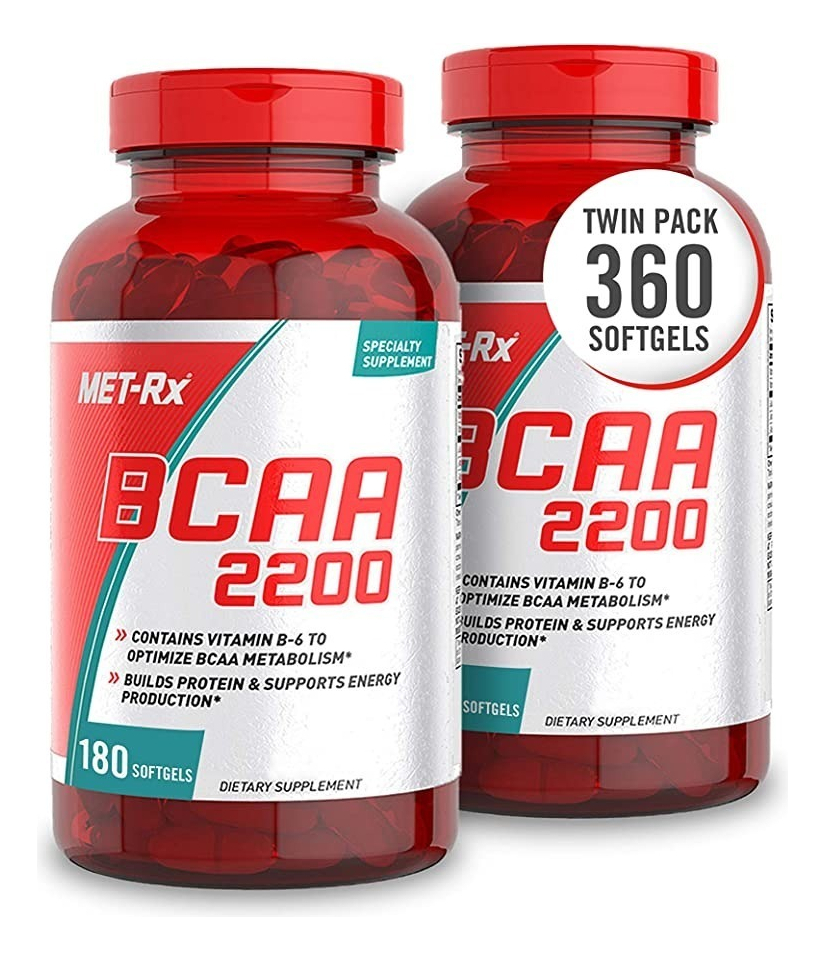 Salud y Equipamiento Médico - Met-rx Bcaa 2200 Suplemento De Aminoacidos 2 Un 360 0