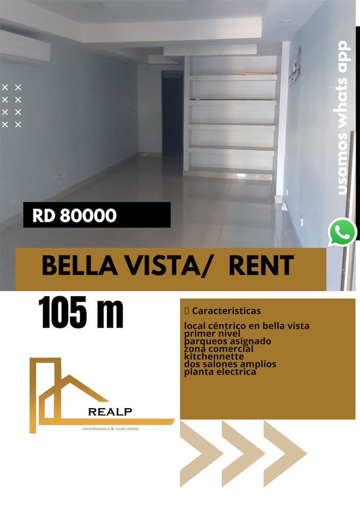 oficinas y locales comerciales - Local primer nivel Bella vista 0
