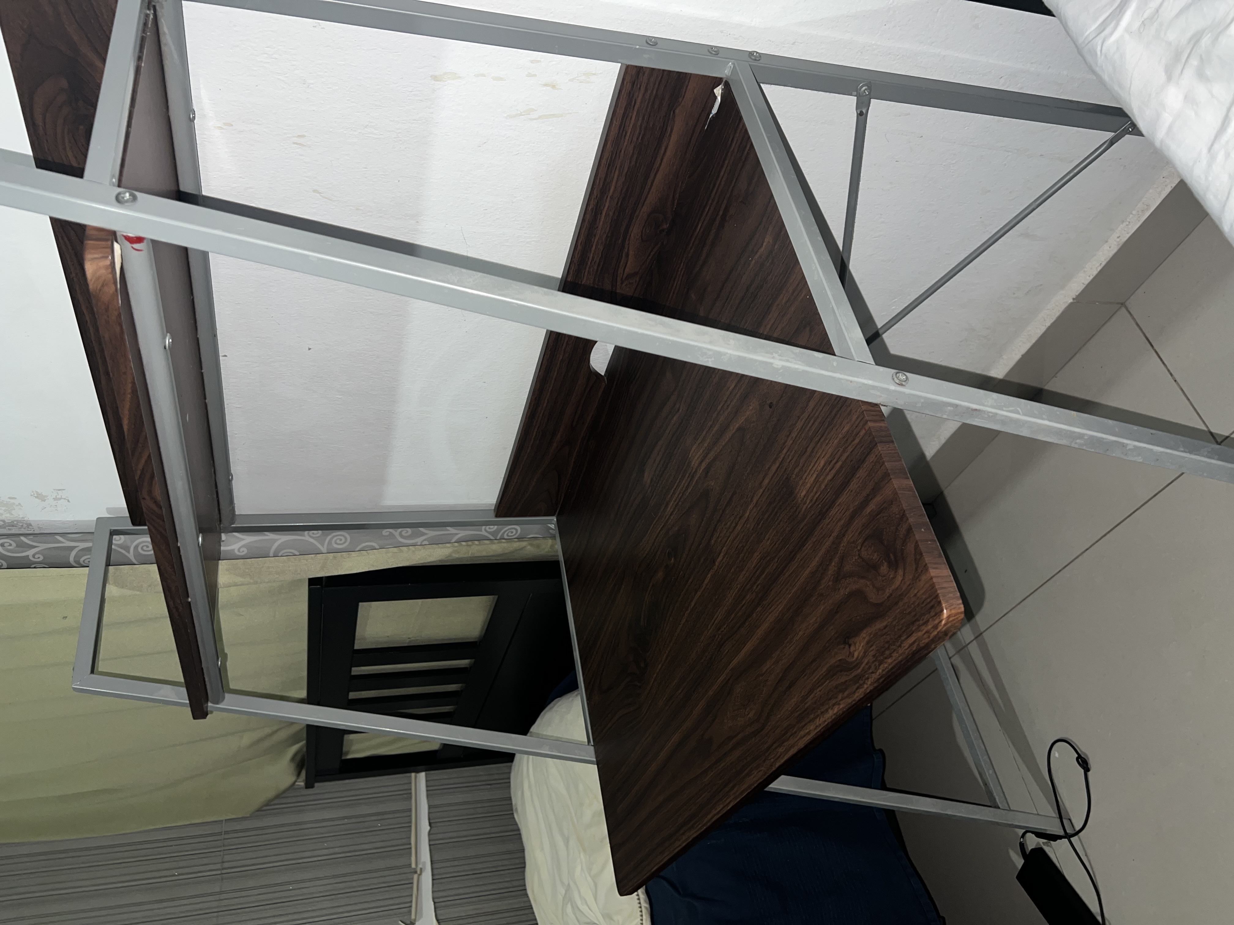 muebles y colchones - Escritorio Para Estudiar con su Repisa 2