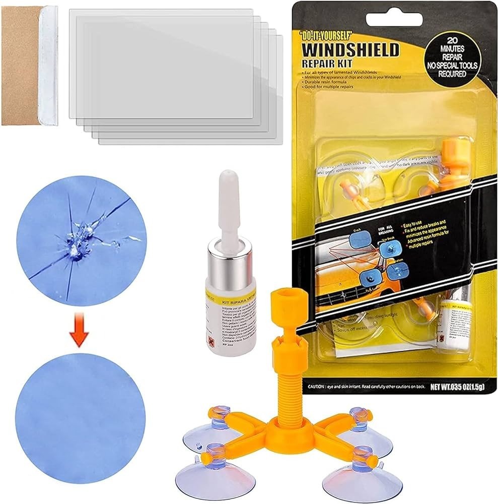 accesorios para electronica - Kit de reparacion de cristal vidrio parabrisas