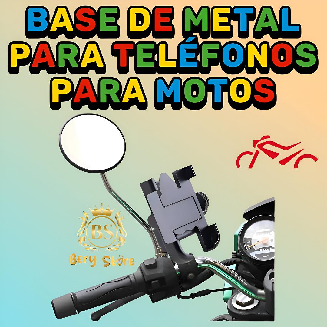accesorios para vehiculos - 🎀 SOPORTE PARA CELULAR PARA MOTO | SOPORTE DE METAL PARA CELULAR PARA MOTO |  4