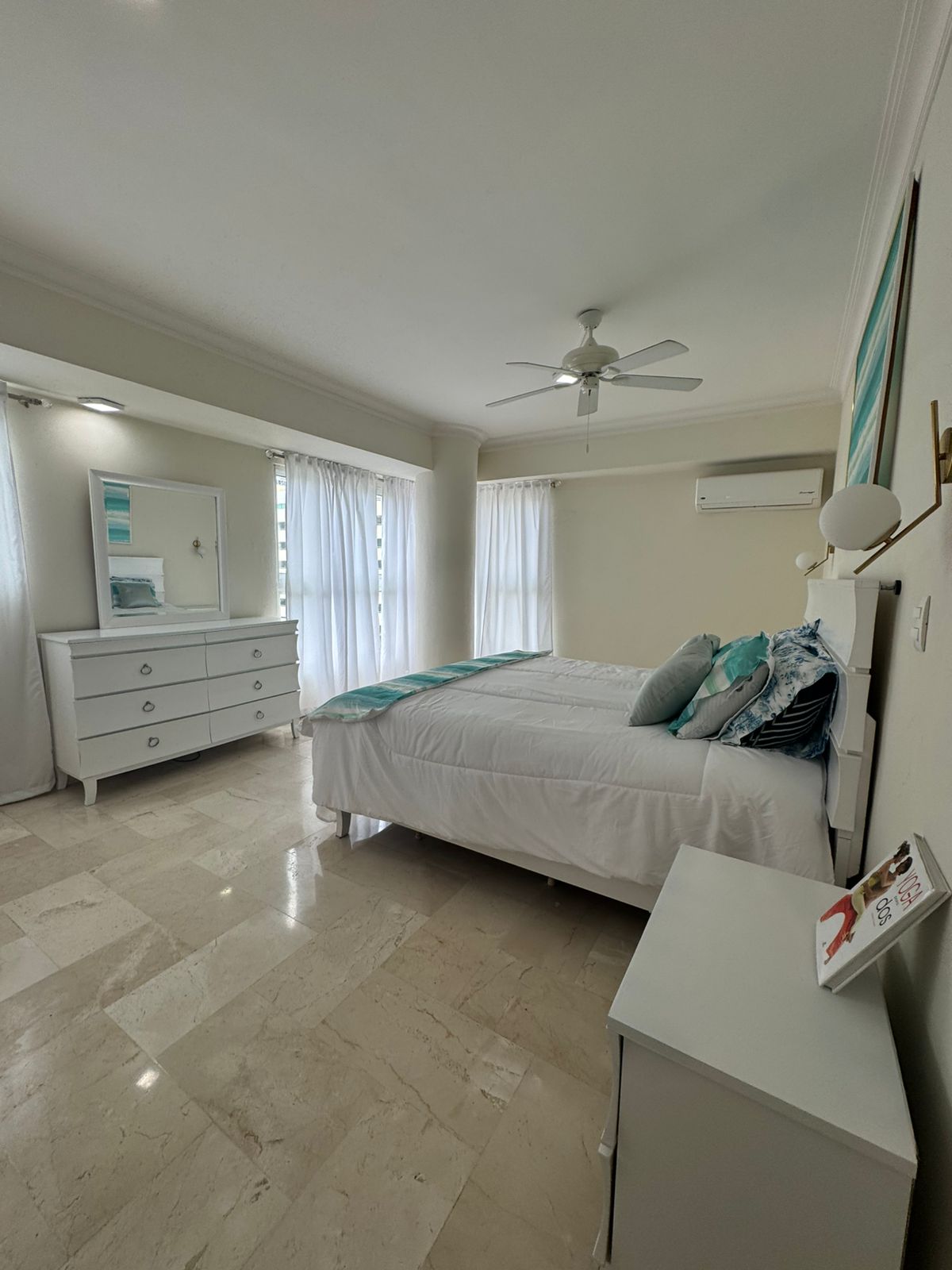 apartamentos - Amueblado Full Piso 5 En Piantini de 3 Habs 6
