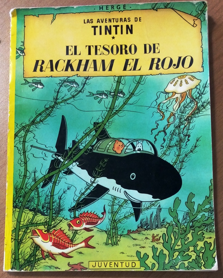 hobby y coleccion - Libro de historietas clasico de Tin Tin :El Tesoro de Rackham el Rojo.Herge