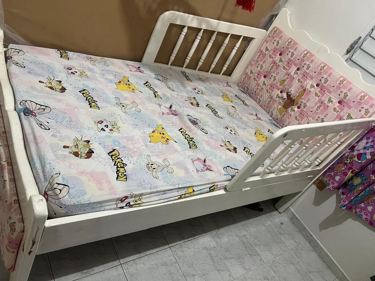 muebles y colchones - Cama twin para niños, regalo sus cubre colchones. 3